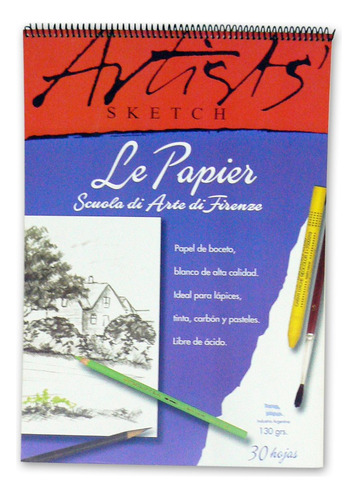 Block Pablo Le Papier  35 X 50 140g 30 Hojas Grafito