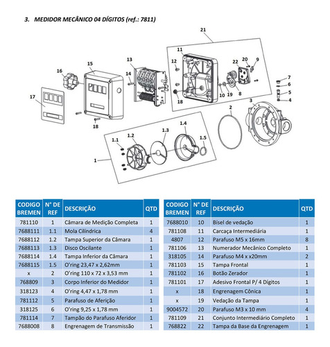 Kit Bomba Abastecimento Diesel Bremen 8835 60l/min 220v