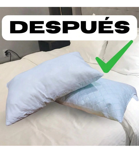 Almohada Duo Confortable Traspirable Vero Hogar Standar Blanco