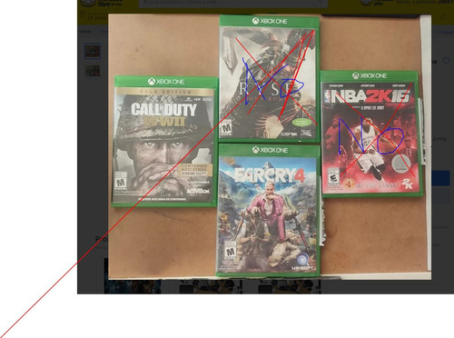   2 Juegos Xboxone   Son Usados Farcry4 Y Call Duty