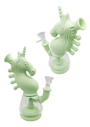 Bong Unicornio Hembra 14mm 21cm Pipa De Agua