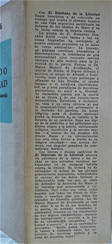 El Diputado De La Libertad - B. Gonzalez Arrili - Bases 1957 (Usado)