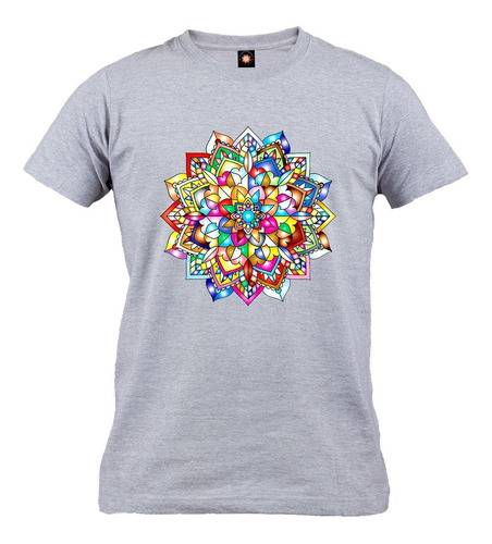 Remera Estampada Varios Diseños Mandala Multicolor