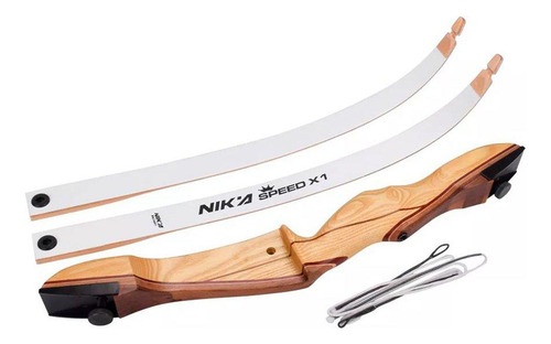 Arco Recurvo De Madeira 70'' / 30lbs Destro - Nika Archery