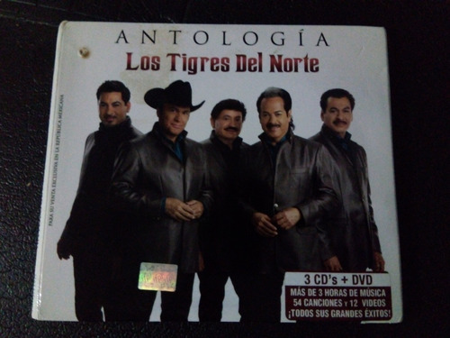 Los Tigres Del Norte - Antologia (3 Cds + Dvd) Originales