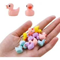Comprar 50 Patitos Miniaturas En Resina Multicolor Decoracion - D971