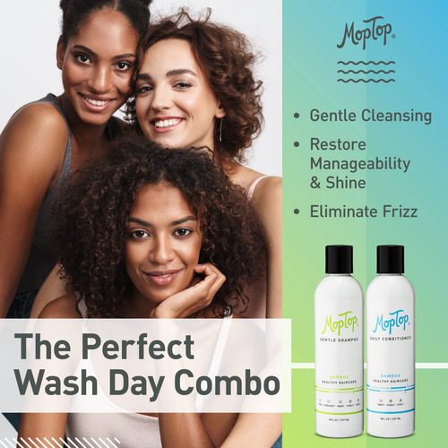 Conjunto De Cuidados Com O Cabelo Moptop Gentle Shampoo + Co