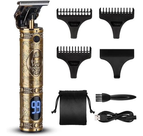 Professional Hair Trimmer For Men, Barber Clippers T Blade 0
