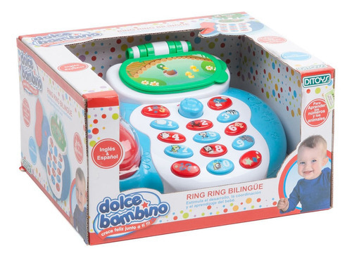 Dolce Bambino Telefono Ring Ring Bilingüe - Ditoys 1824