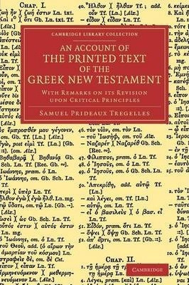 Libro An Account Of The Printed Text Of The Greek New Tes...