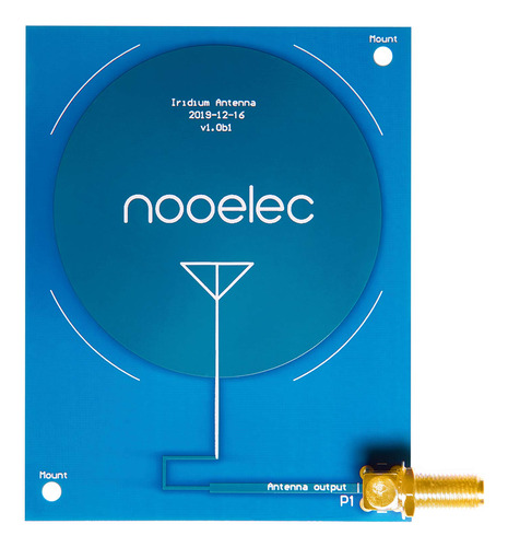 Nooelec Iridium Patch Antenna - Antena Pcb De Alta Ganancia