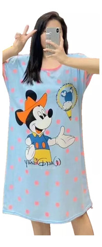  Camisa De Dormir Juvenil Pijama Niña Lola Verano Algodón