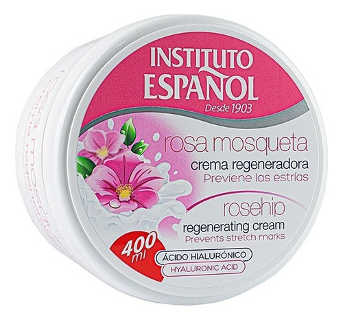 Crema Rosa Mosqueta Anti-estrías Instituto Español 400ml