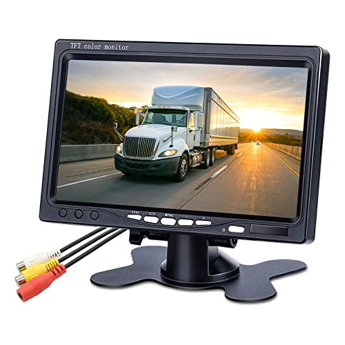 B-qtech 7 Inch Hd Vehicle Backup Camera Monitor Rear View Re