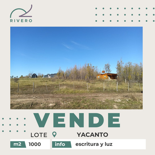 Se Vende Lote En  Yacanto