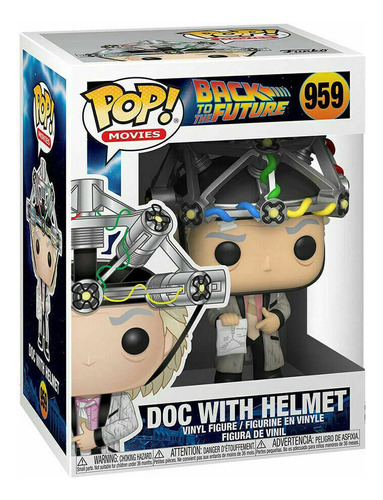 Back To The Future Doc Whit Helmet Funko Pop 