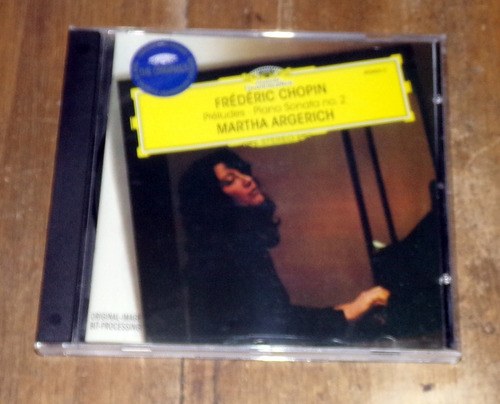 Martha Argerich Chopin Preludios / Piano Sonata 2 Cd / Kktus