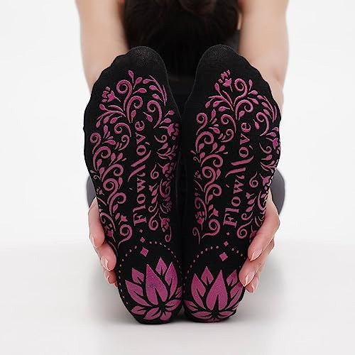 Flowmove Calcetines De Bailarina Antideslizantes Para Mujer