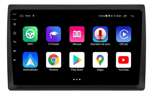 Central Multimidia Fiat Stilo 9p Android 13 Carplay 2gb 64gb