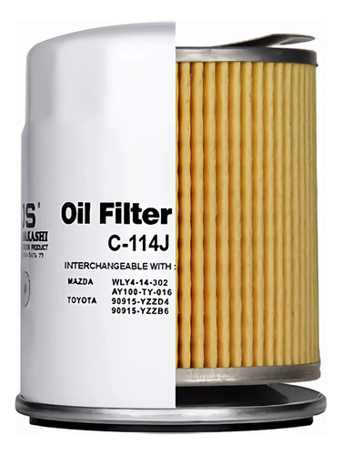 Filtro De Aceite Mazda Demio 1.5 2016 Js Asakashi