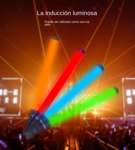 Barra Luz Portátil Para Fotografía Mano Rgb Palo De Luz Led