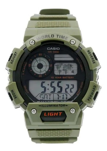 Reloj Casio Ae1400wh-3av World Time  Somos Tienda