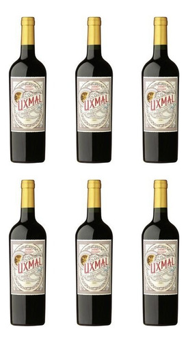 Vino Tinto Uxmal Cabernet Sauvignon 750ml Pack X6