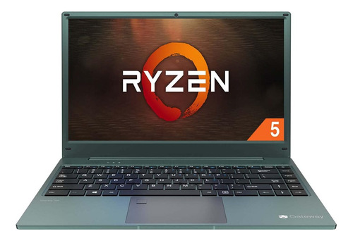 Laptop Gateway Fhd 14.1 Gris Carbon Ryzen 5 8 Gb Ddr4 256gb