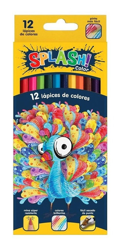 Lapices De Colores Splash X12 Colores De Faber Castell