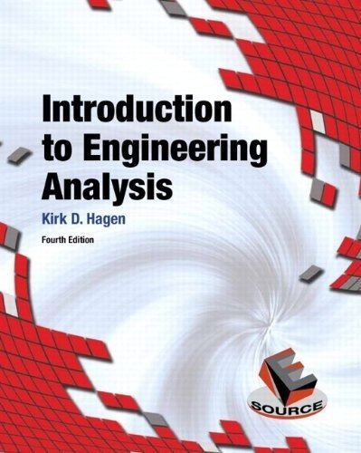 Introduction To Engineering Analysis - Hagen, Kirk