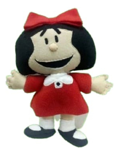 Mafalda Muñeca Artesanal  No Peluche 30 Cm