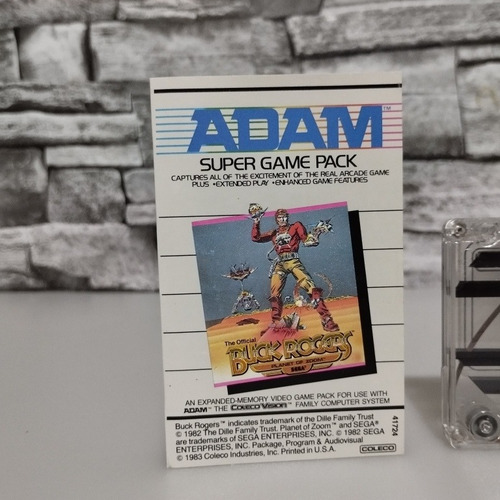 Sega Adam Super Game Pack The Official Buck Rogers Juego (Usado)
