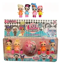Comprar Cartela Com 4 Bonecas E Bola Surpresa Lol Surprise Brinquedo