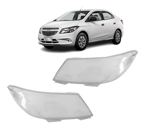 Lente Optica Acrilico P/ Chevrolet Prisma 2013 2014 2015