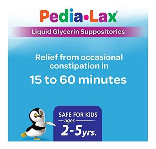 Supositorios De Glicerina Líquidos Laxantes De Pedia-lax De