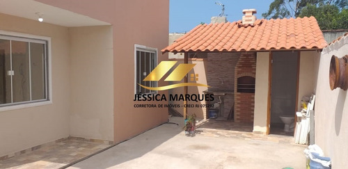 Imagem 4 de 13 de 110/jmc - Casa Com 2 Quartos E Área Gourmet Em Unamar - Cf