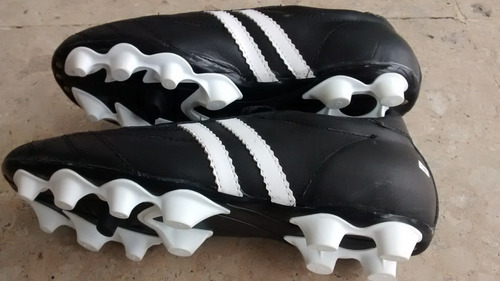 Zapatos Negros 29 Futbol Soccer Tachones Spikes Tacos Piel