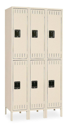 Lockers Ind - 2 Puertas De Alto, S/ensamb, 114x46cm, Canela