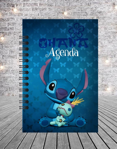 Agenda De  Stitch  Sin Fecha Dos Días Por Hoja