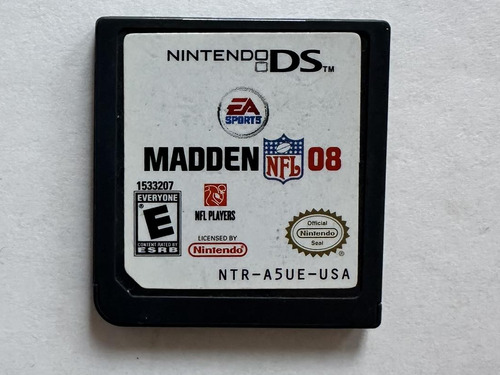 Madden 08 Nintendo Ds Original 