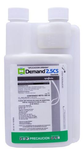 Demand 2.5 Cs Syngenta 500ml Insecticida