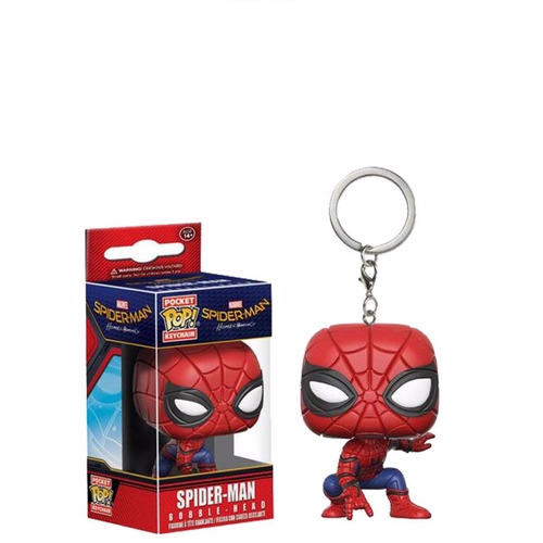 Funko Pop Llavero Marvel Spiderman Homecoming 100% Original