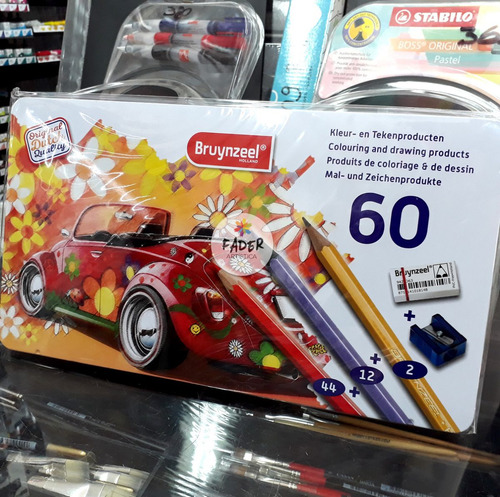 Set 60 Lápices Profesionales Bruynzeel Holanda Barrio Norte