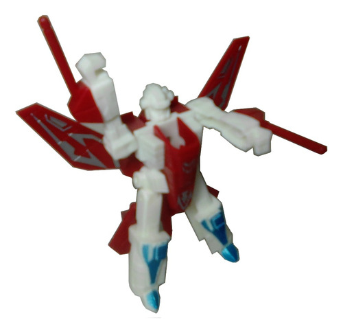 Boneco Raro Robô Vira Avião Super Robot Cyberpunk Tokusatsu