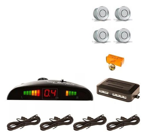 Kit Sensor Retroceso Auto Camioneta Sonido + Display Visual 