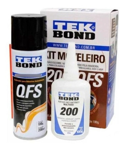 Kit Moviliario Instantaneo 200 + Acelerador Qfs Tekbond