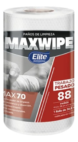 Maxwipe Paños De Limpieza Max70 88u Elite Professional