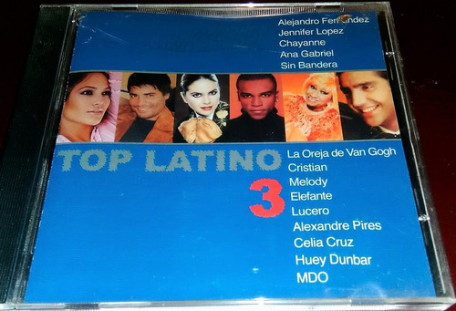 Cd Top Latino 3 / Jenifer Lopez Lucero Elefante Cristian Etc