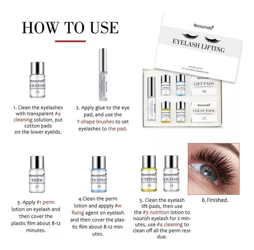 Kit Permanente Rizado Pestañas, Kit Eyelash Lifting