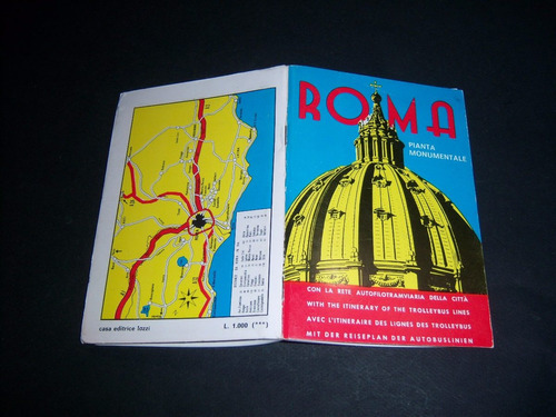 Nuova Pianta Di Roma New Map Of Rome Nouveau Plan De Rome